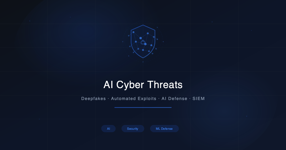 Yapay Zeka Destekli Siber Tehditler: Deepfake, Otomatik Oltalama ve Yeni Saldırı Yüzeyi