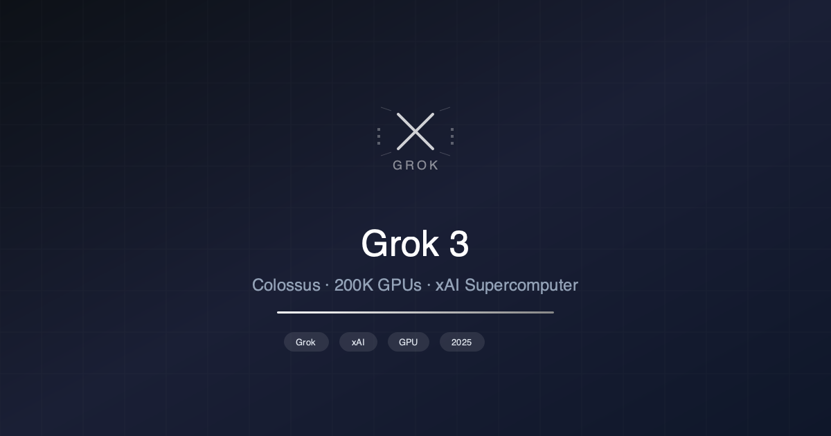 Grok 3 Yayınlandı: xAI'ın 200.000 GPU ile Eğittiği En Güçlü Model