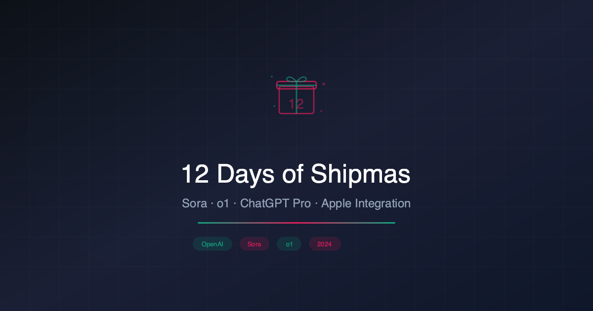 OpenAI'ın 12 Günlük Lansman Maratonu: o3, Sora ve ChatGPT Pro