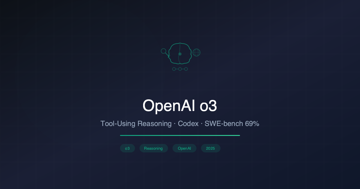 OpenAI o3 ve o4-mini Yayınlandı: Araç Kullanan Reasoning Modelleri