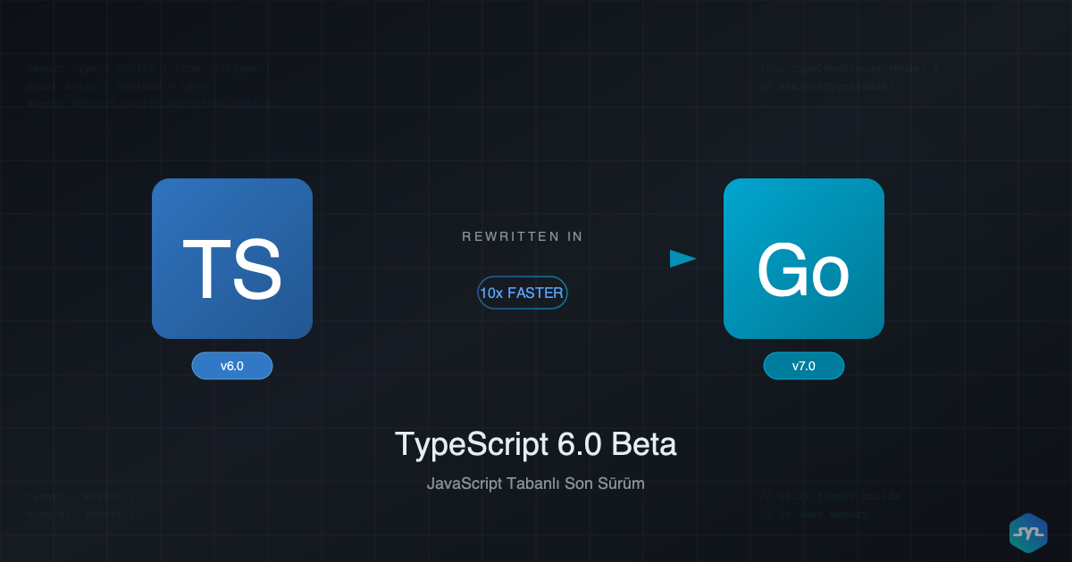 TypeScript 6.0 Beta: Go ile Yeniden Yazım Öncesi Son Durak